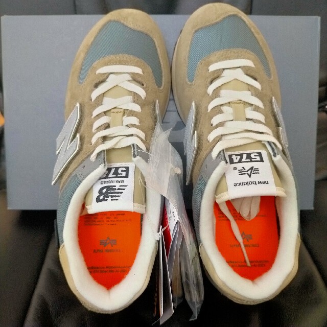 ALPHA INDUSTRIES x New Balance ML574 メンズの靴/シューズ(スニーカー)の商品写真