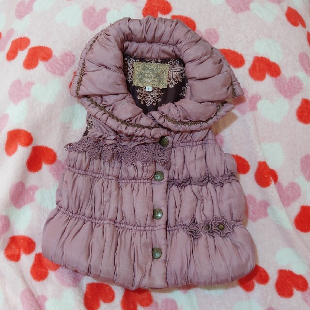 ANNA SUI mini(アナスイミニ)の【ANNA SUI mini】ベスト キッズ/ベビー/マタニティのキッズ服女の子用(90cm~)(ジャケット/上着)の商品写真