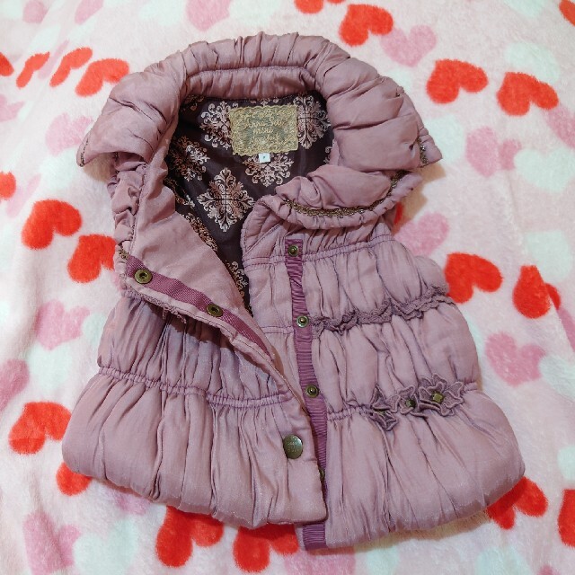 ANNA SUI mini(アナスイミニ)の【ANNA SUI mini】ベスト キッズ/ベビー/マタニティのキッズ服女の子用(90cm~)(ジャケット/上着)の商品写真