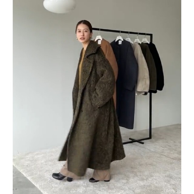 ロングコートクーポンで定価以下★CLANE MIX SHAGGY LADY COAT