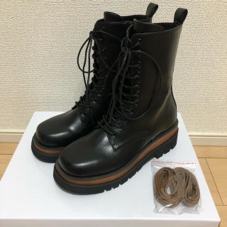 ルームサンマルロクコンテンポラリー(room306 CONTEMPORARY)のLace-up Short Boots ブラック37(ブーツ)