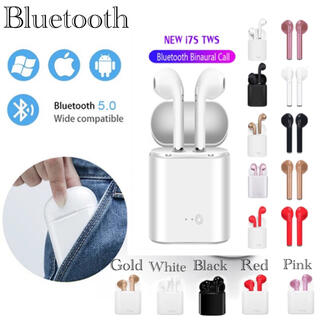 Bluetooth イヤホン 両耳 タッチタイプ　完全ワイヤレス 耳掛け式(ヘッドフォン/イヤフォン)