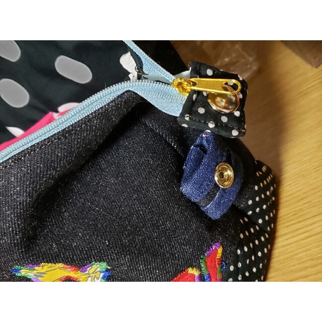 ハンドメイド★デニムde.(*^-^)クリアbag&ファスナーポーチ☆