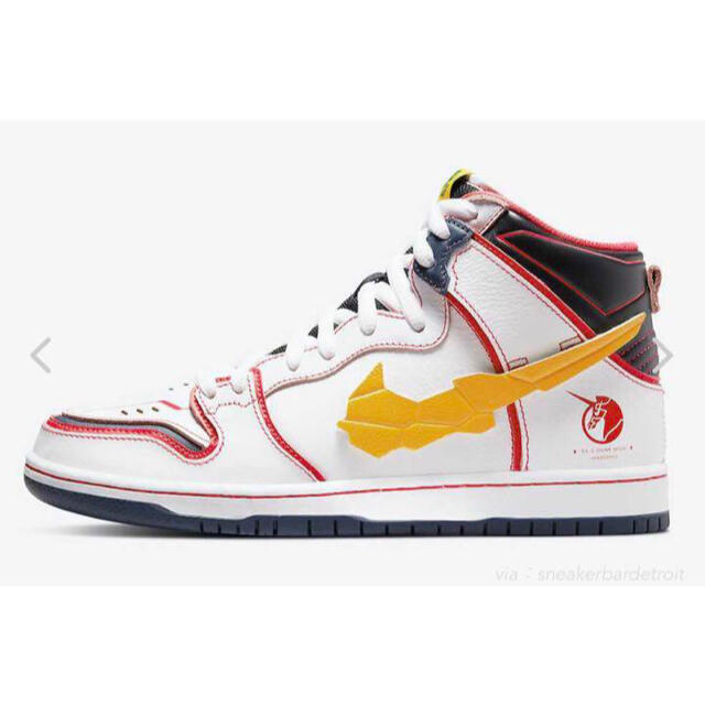 Gundam Unicorn Nike SB Dunk High PRO 28靴/シューズ