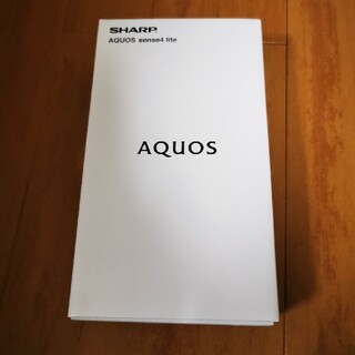 アクオス(AQUOS)のSHARP AQUOS sense4 lite 楽天版SIMフリー ブラック S(スマートフォン本体)