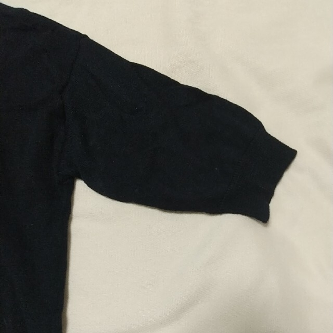 AfternoonTea(アフタヌーンティー)のカーディガン ハーフ袖 紺色 レディースのトップス(カーディガン)の商品写真