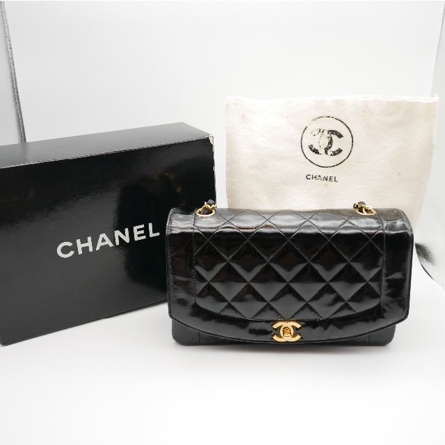 22万→18万★CHANEL★シャネル マトラッセ ダイアナ エナメルショルダー