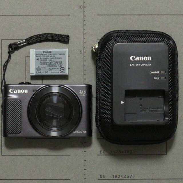 カメラCanon PowerShot SX620 HS Black 美品