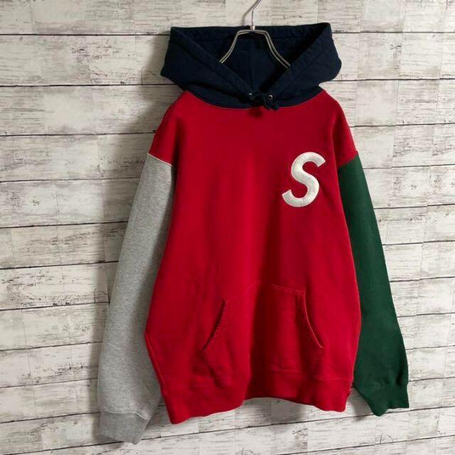 安い通販 Supreme - シュプリーム☆刺繍Sロゴ マルチカラー 切替
