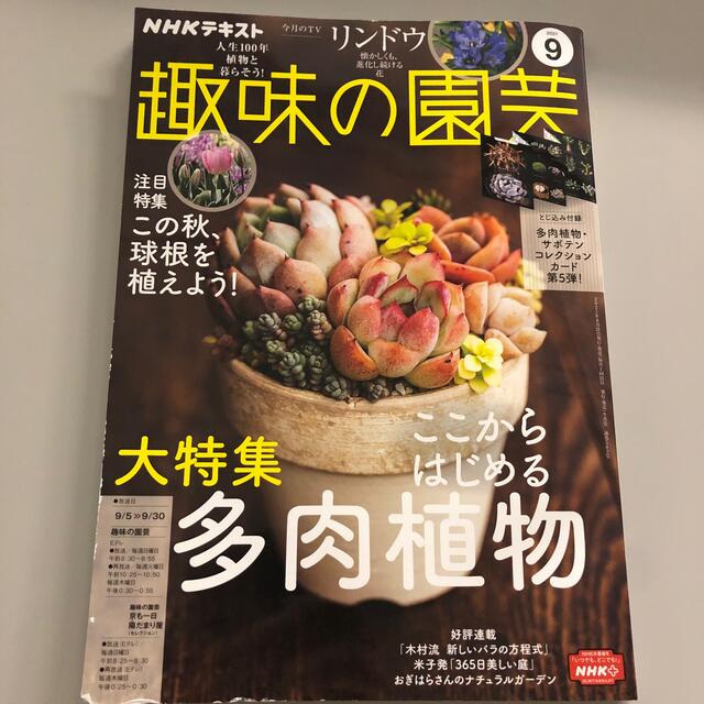 NHK 趣味の園芸 2021年 09月号 エンタメ/ホビーの雑誌(その他)の商品写真