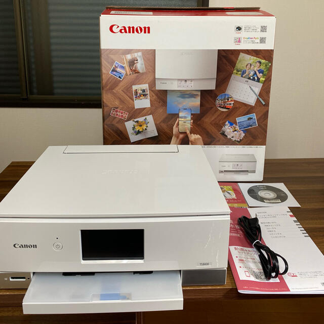 Canon - キヤノン PIXUS TS8430WH インクジェット複合機TS8430ホワイトの通販 by まっきー's shop｜キヤノン