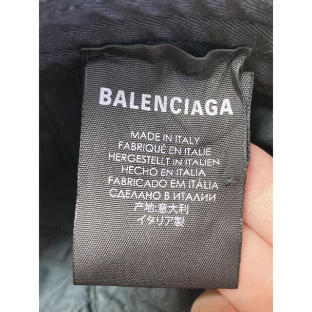 Balenciaga(バレンシアガ)のバレンシアガ ロゴ デニムキャップ メンズの帽子(キャップ)の商品写真