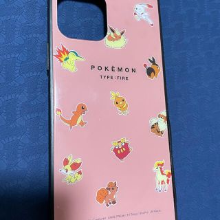 ポケモン(ポケモン)のgourmandise ポケモン　iPhone12Pro スマホケース　ほのお(モバイルケース/カバー)