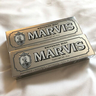 マービス(MARVIS)のMARVIS whitening mint 2本セット(歯磨き粉)