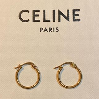 CELINE セリーヌ フープ ピアス ゴールド ユニセックス