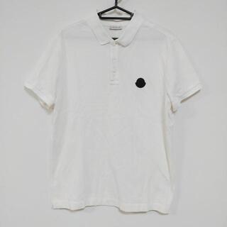 モンクレール(MONCLER)のモンクレール 半袖ポロシャツ サイズM 白(ポロシャツ)