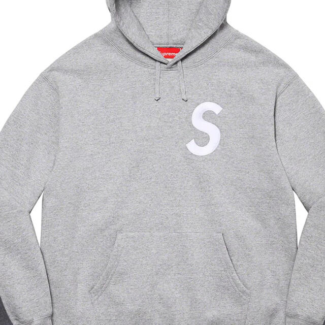 supreme S Logo Split Sweatpan Grey