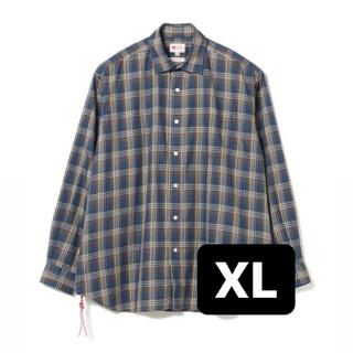 ビームス(BEAMS)のbeams japan ルーズフィット チェックシャツ XL(シャツ)