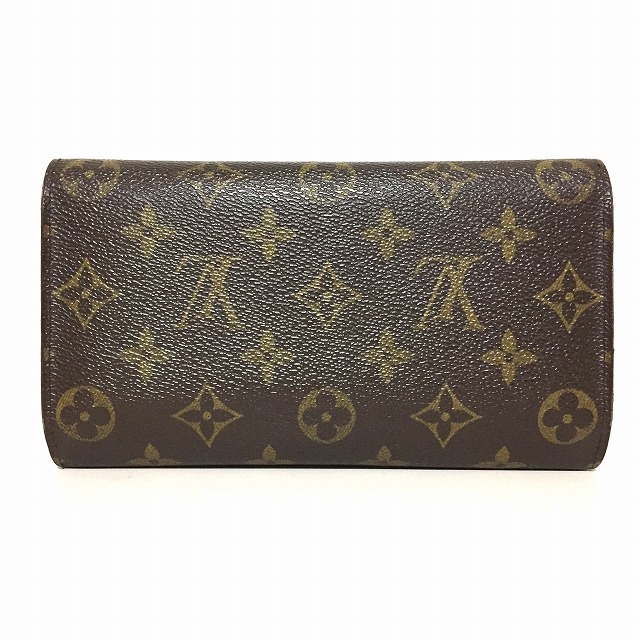 〇〇LOUIS VUITTON ルイヴィトン モノグラム ポルト トレゾール インターナショナル 長財布 M61215 ブラウン