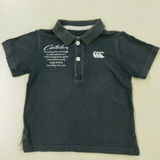 カンタベリー(CANTERBURY)のカンタベリー　110　ポロシャツ　半袖　ティシャツ　黒　(Tシャツ/カットソー)