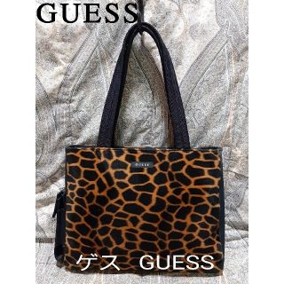 ゲス(GUESS)のゲス GUESS ヒョウ柄ハンドバッグ(ハンドバッグ)