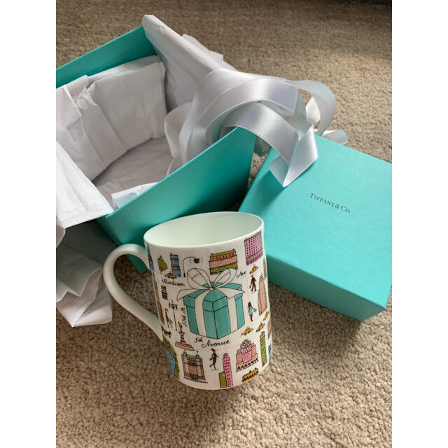 新品未使用//TIFFANY&COマグカップNY限定ティファニー www