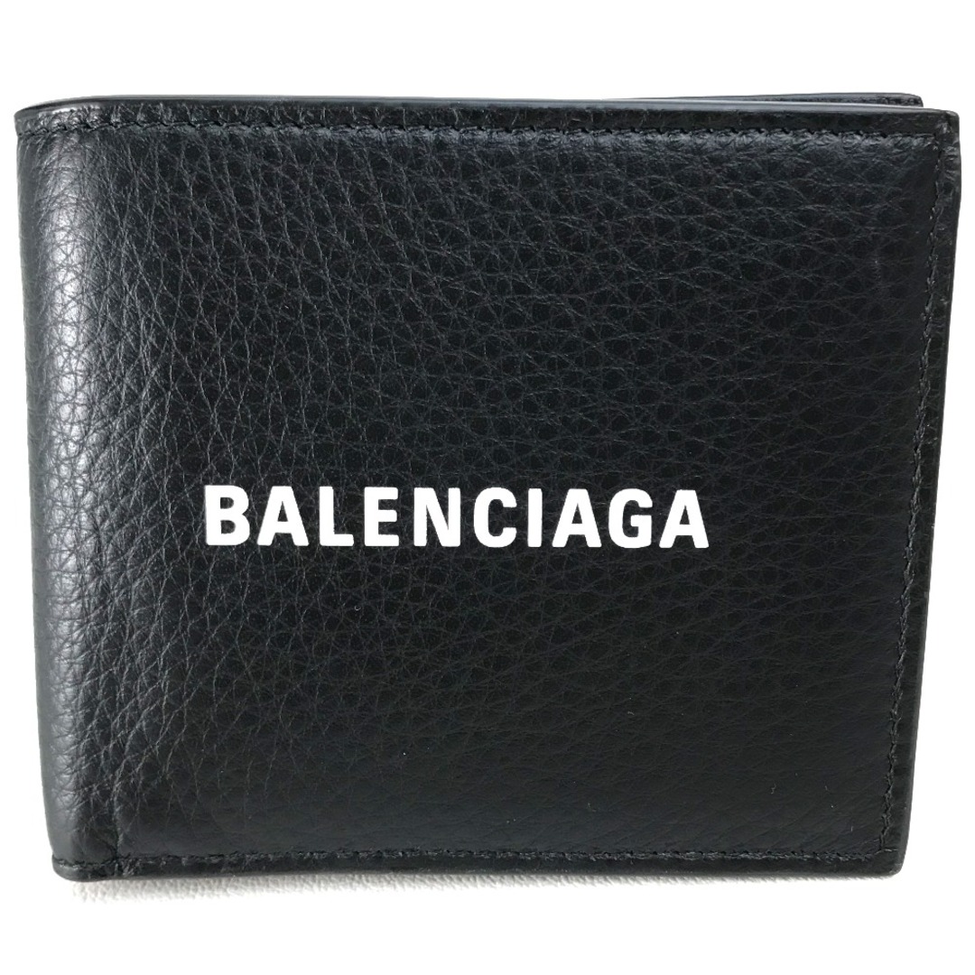 バレンシアガ 487435 エブリデイ コンパクトウォレット 短財布 ブラック