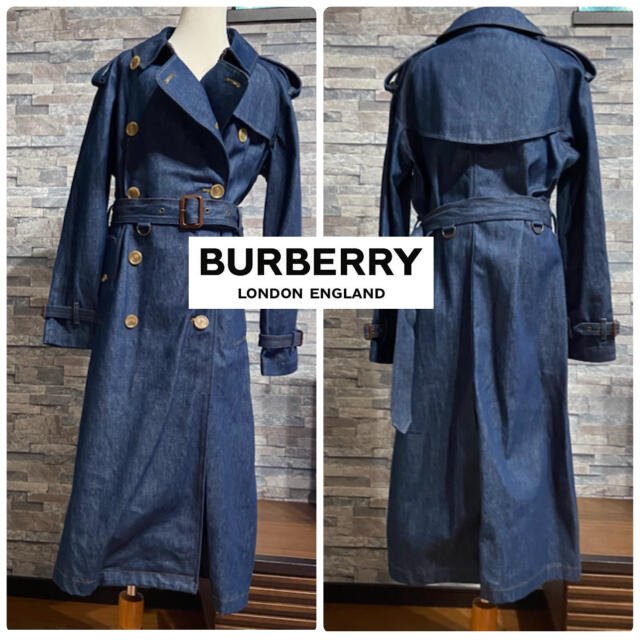 BURBERRY(バーバリー)のバーバリー　ロンドン　イングランド❤️デニムロングトレンチコート レディースのジャケット/アウター(トレンチコート)の商品写真