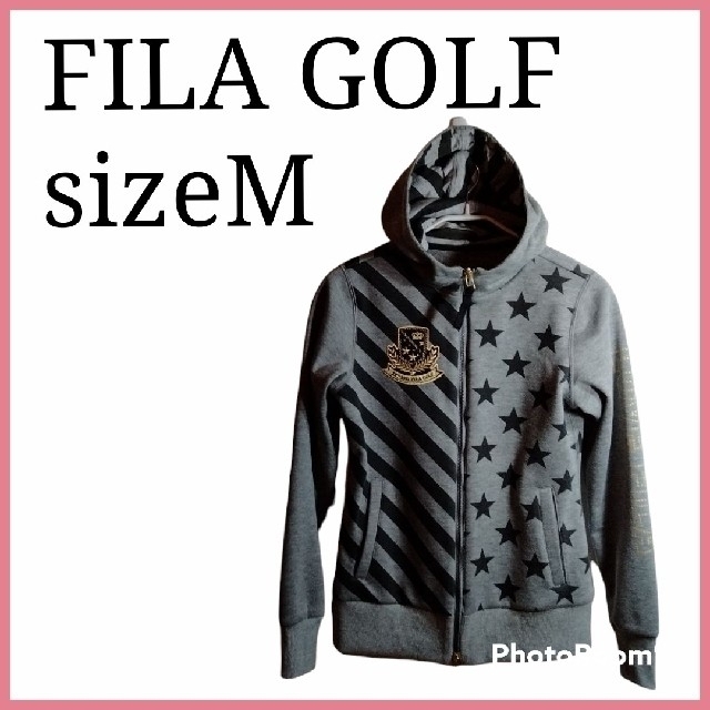 FILA(フィラ)のフィラゴルフ　adidas　パーカー　Mサイズ　スウェット　ジャケット スポーツ/アウトドアのゴルフ(ウエア)の商品写真