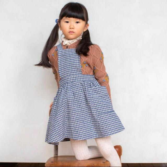 Caramel baby&child (キャラメルベビー&チャイルド)のsoor  ploom  Harriet Pinafore Cotton  キッズ/ベビー/マタニティのキッズ服女の子用(90cm~)(ワンピース)の商品写真