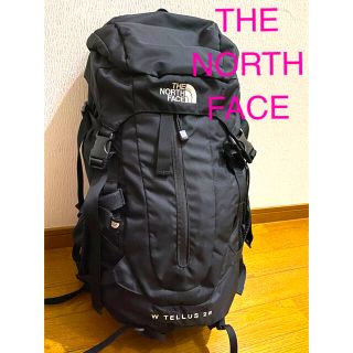 ザノースフェイス(THE NORTH FACE)のNORTH FACE リュック　W TELLUS 28 黒　バックパック　28L(リュック/バックパック)