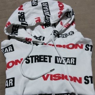 ヴィジョン ストリート ウェア(VISION STREET WEAR)の【VISION STREET WEAR】 半袖パーカー  Mサイズ(パーカー)