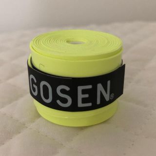 GOSEN グリップテープ 1個 フラッシュイエロー テニス ゴーセン 蛍光黄色(その他)