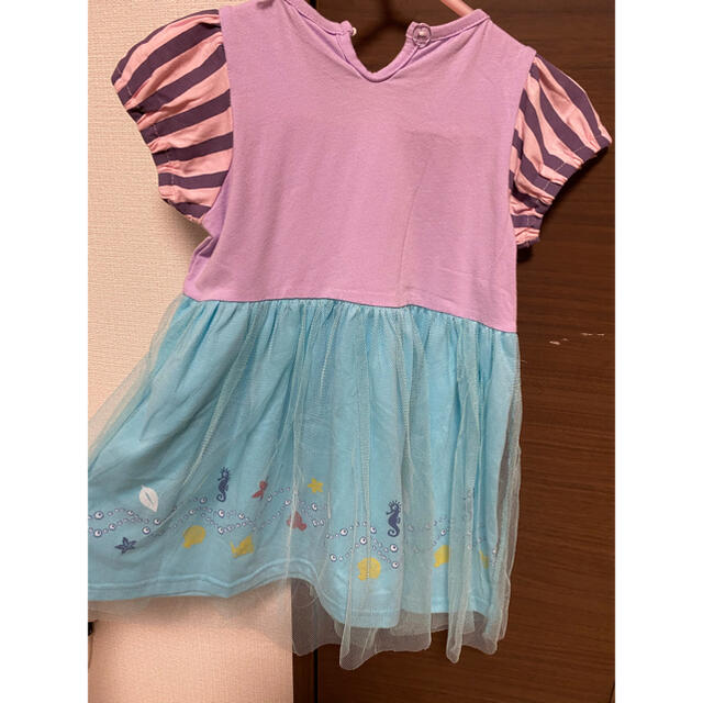 アリエル風　ワンピース　90cm キッズ/ベビー/マタニティのキッズ服女の子用(90cm~)(ワンピース)の商品写真