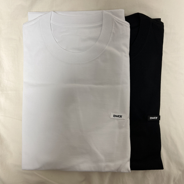 ENNOY PACK T-SHIRTS (BLK/GRY)  エンノイ