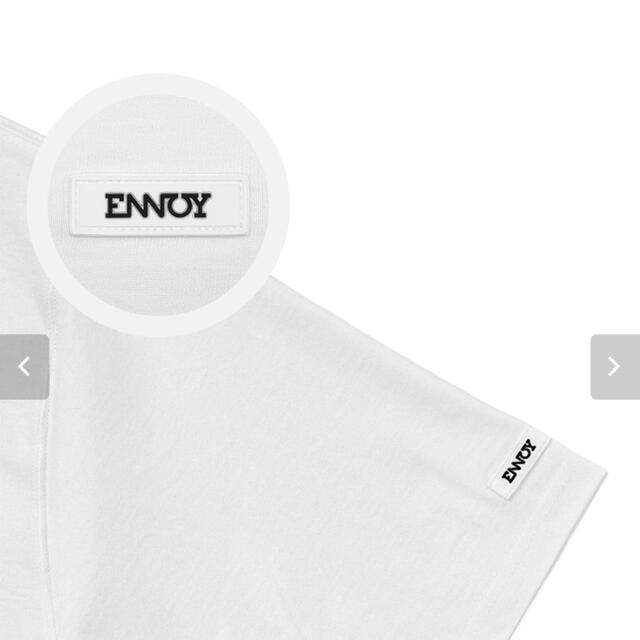 ennoy エンノイ パックTシャツ 白黒2枚セット「左下」 XLサイズ