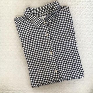 ユニクロ(UNIQLO)の【着用少なめ】ユニクロ　ギンガムチェック シャツ(シャツ/ブラウス(長袖/七分))