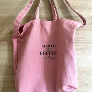 メゾンドリーファー(Maison de Reefur)のメゾンドリーファー　トートバッグ　ピンク(トートバッグ)