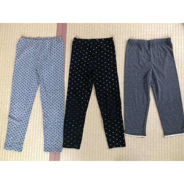 女の子　120センチ　レギンス　3点セット キッズ/ベビー/マタニティのキッズ服女の子用(90cm~)(パンツ/スパッツ)の商品写真