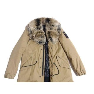 roar - roar ロアー ファー モッズコート 1 ベージュ 中綿 キルティング