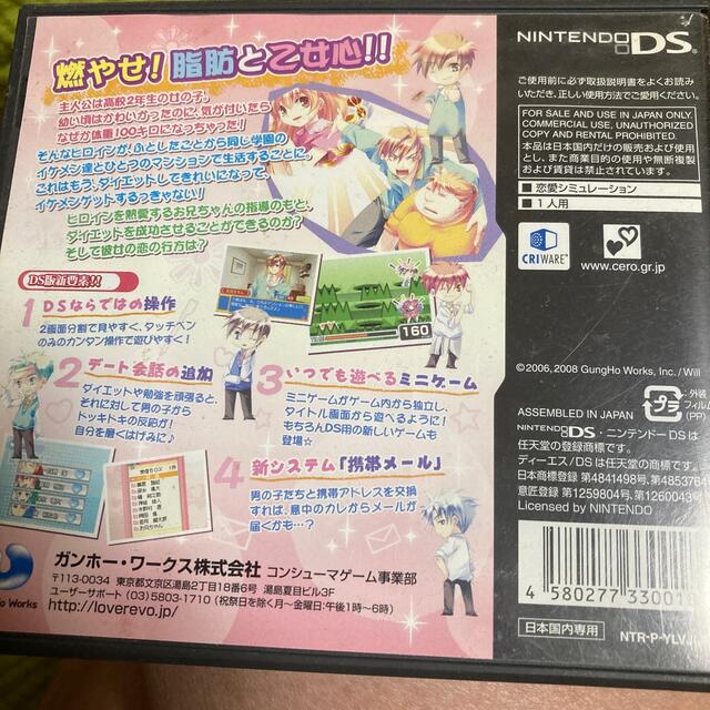 乙女的恋革命★ラブレボ!! DS DS エンタメ/ホビーのゲームソフト/ゲーム機本体(携帯用ゲームソフト)の商品写真