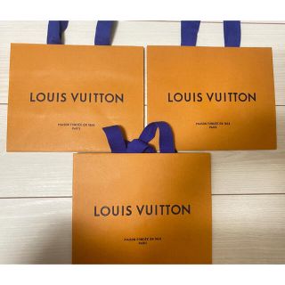 ルイヴィトン(LOUIS VUITTON)の新品未使用 LOUIS VUITTON ルイヴィトン ショップ袋 紙袋 3枚(ショップ袋)