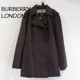 バーバリー(BURBERRY)のBURBERRY バーバリー 　絹混　中綿　トレンチコート　シルク(トレンチコート)