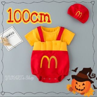 ハロウィン コスプレ 100 ロンパース 子ども服 ベビー服 新品(その他)