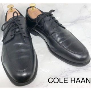 コールハーン(Cole Haan)のコールハーン（COLE HAAN）81/2　26.5　Uチップ　黒　通勤(ドレス/ビジネス)