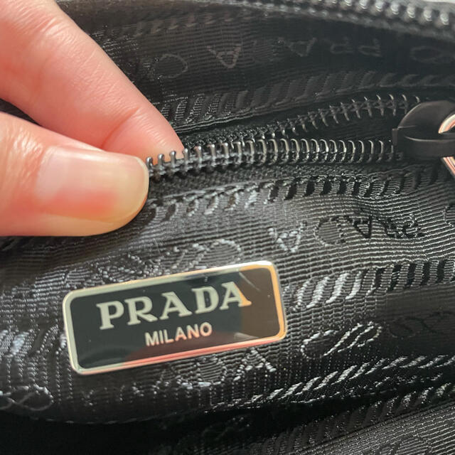 PRADA(プラダ)の未使用　プラダ　PRADA ミニバッグ　ポーチ　ナイロン　ブラック　黒 レディースのバッグ(ハンドバッグ)の商品写真