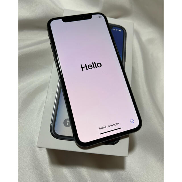 iPhone(アイフォーン)の【超美品】iPhone X Space Gray 256 GB SIMフリー スマホ/家電/カメラのスマートフォン/携帯電話(スマートフォン本体)の商品写真