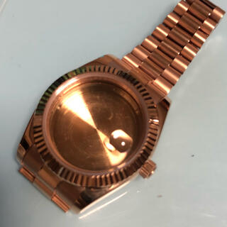 【最終価格】腕時計交換用「ケース・ベルト』ロレックス対応　ピンクゴールド　メンズ(腕時計(アナログ))