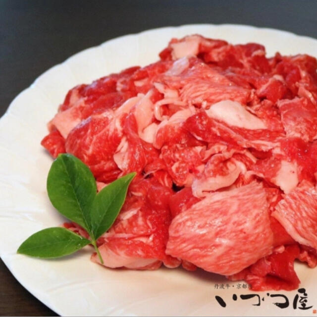 京都府産いづつ屋　丹波牛切り落とし500g×3パック　冷凍発送 食品/飲料/酒の食品(肉)の商品写真