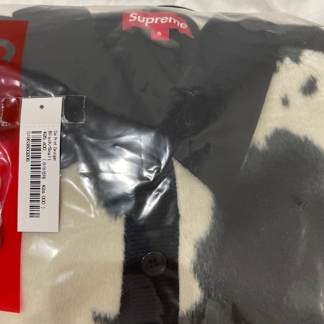 supreme 21aw cow print cardigan